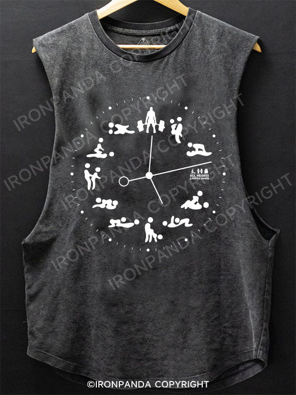 gym time Scoop Bottom Cotton Tank