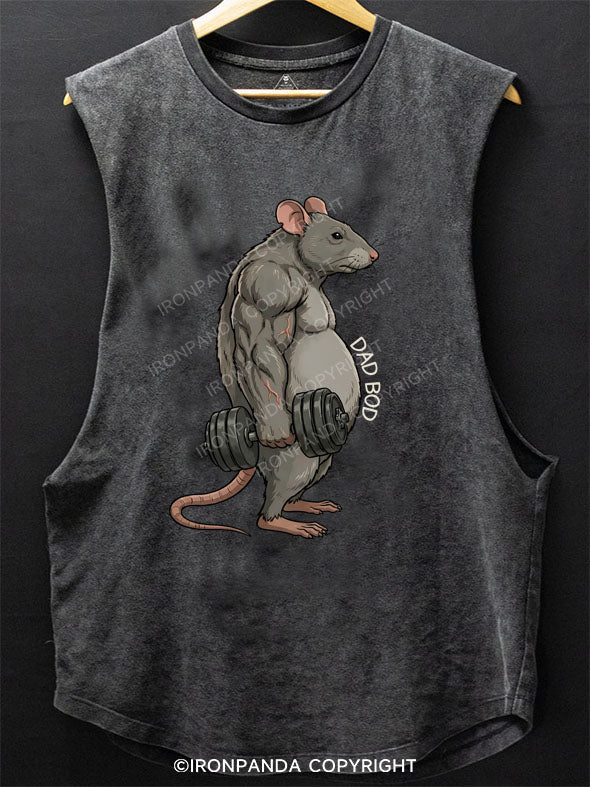 DAD BOD Scoop Bottom Cotton Tank