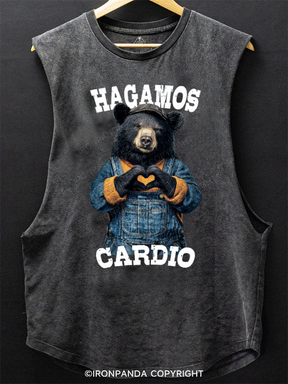 HAGAMOS CARDIO Scoop Bottom Cotton Tank