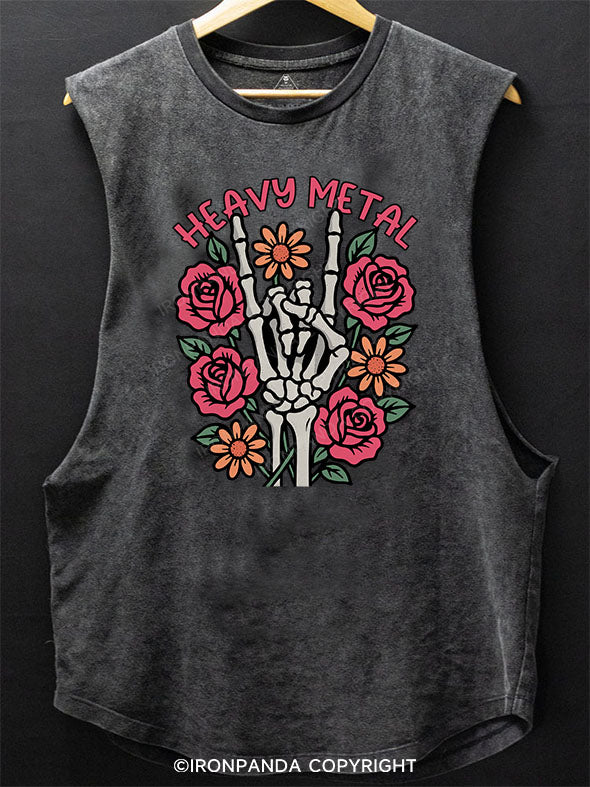 HEAVY METAL SCOOP BOTTOM COTTON TANK
