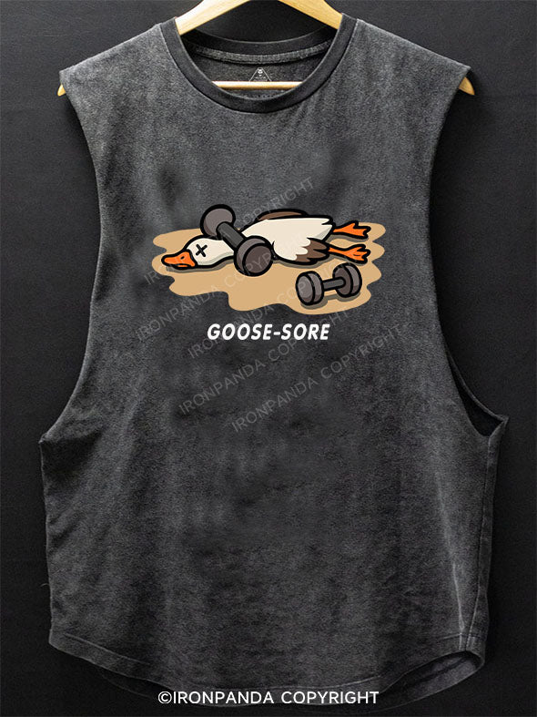 Goose-Sore Scoop Bottom Cotton Tank