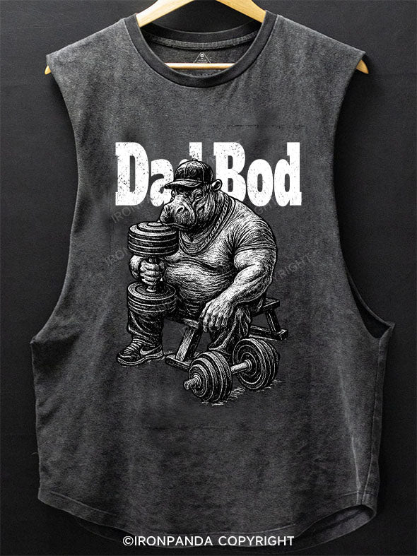 DAD BOD Scoop Bottom Cotton Tank