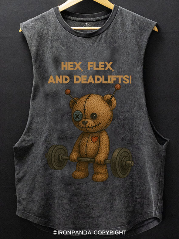 HEX FLEX AND DEADLIFTS! Scoop Bottom Cotton Tank