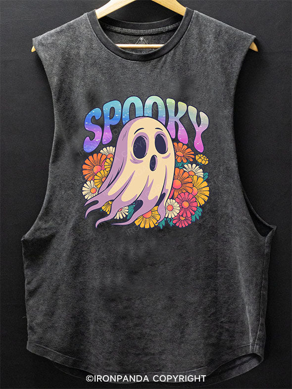 SPOOKY SCOOP BOTTOM COTTON TANK