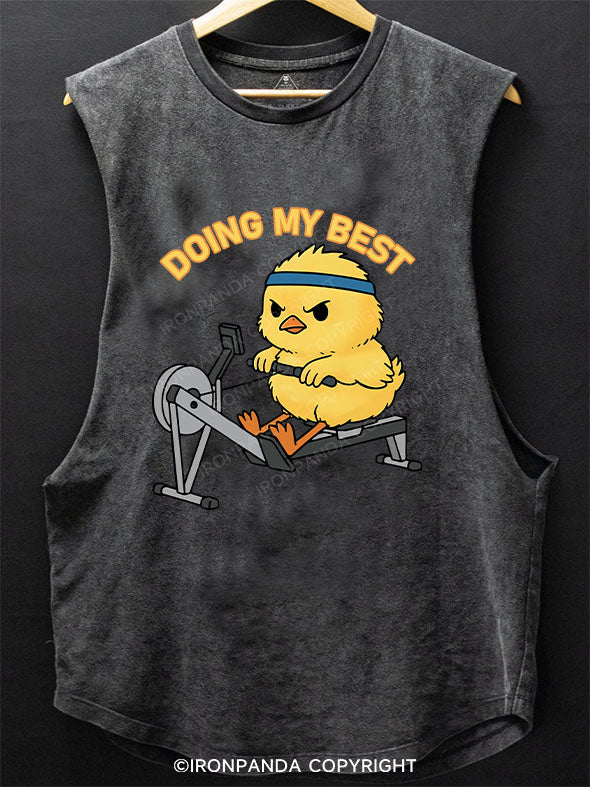 doing my best Scoop Bottom Cotton Tank
