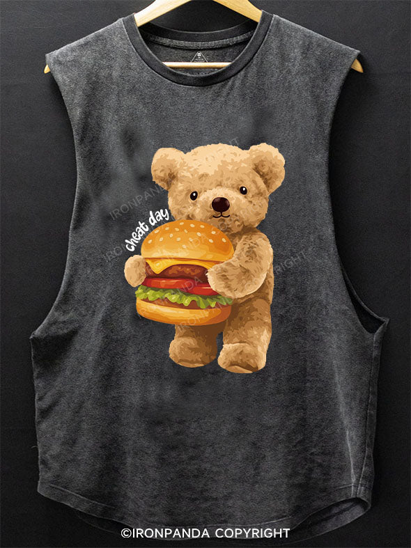 cheat day Scoop Bottom Cotton Tank
