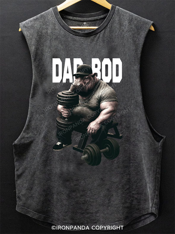 DAD BOD Scoop Bottom Cotton Tank