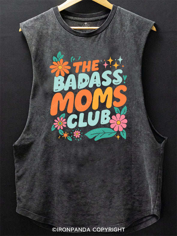 The Badass Moms Club SCOOP BOTTOM COTTON TANK