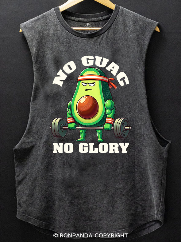 No Guac, No Glory Scoop Bottom Cotton Tank