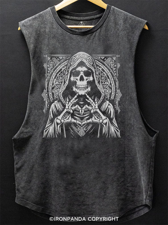 HAGAMOS CARDIO Scoop Bottom Cotton Tank