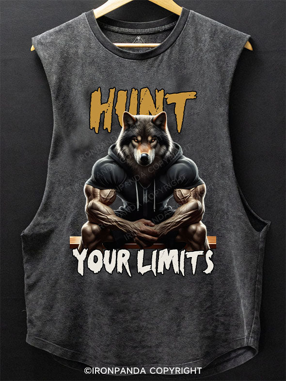 HUNT YOUR LIMITS  Scoop Bottom Cotton Tank