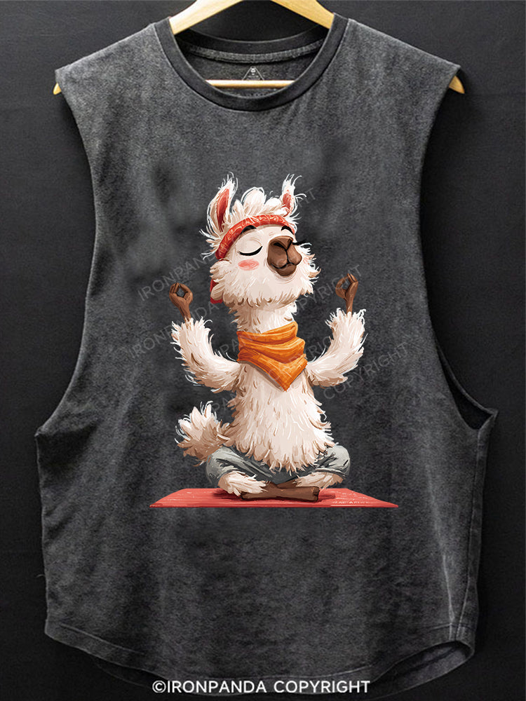 ALPACA YOGA SCOOP BOTTOM COTTON TANK