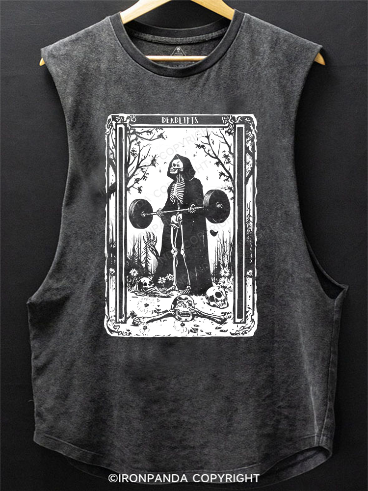 DEADLIFTING REAPER SCOOP BOTTOM COTTON TANK