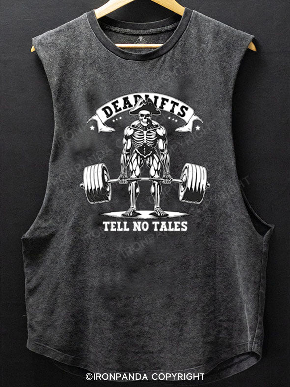 Deadlifts Tell No Tales BOTTOM COTTON TANK