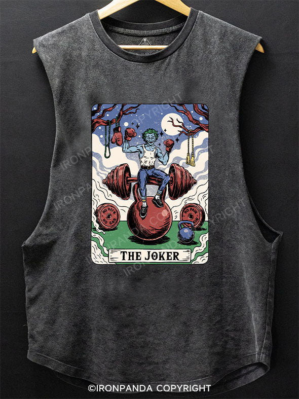the joker Scoop Bottom Cotton Tank