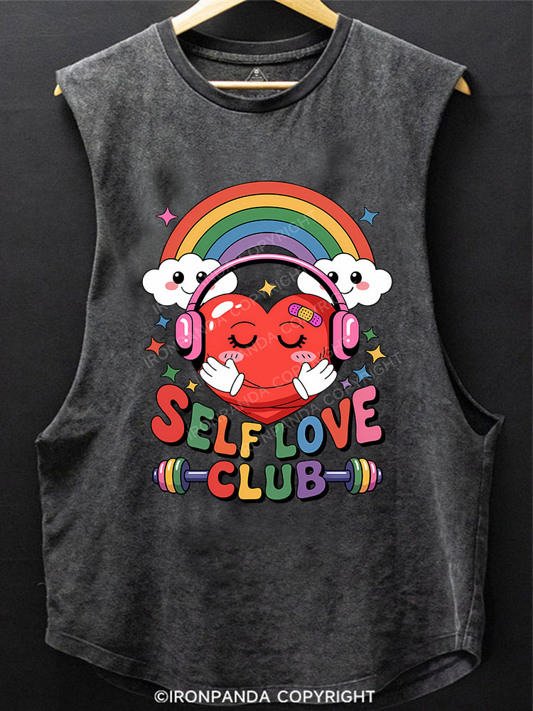 SELF LOVE CLUB SCOOP BOTTOM COTTON TANK