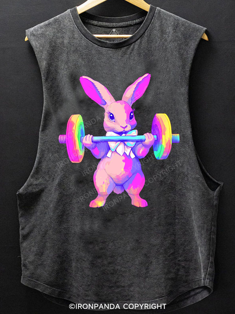 HOP HARD, LIFT HARDER SCOOP BOTTOM COTTON TANK