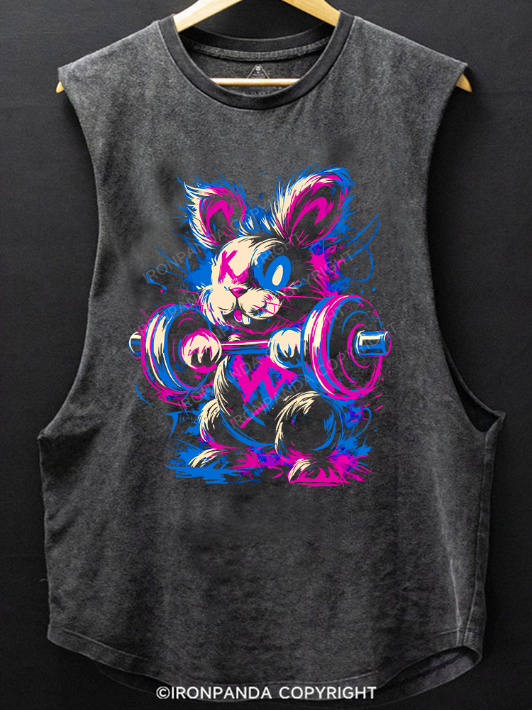 IRON BUNNY SCOOP BOTTOM COTTON TANK