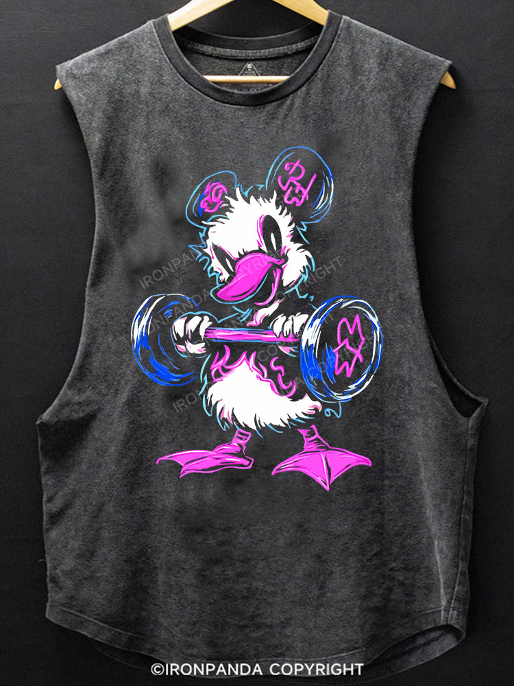 DUCK GAINS ONLY SCOOP BOTTOM COTTON TANK