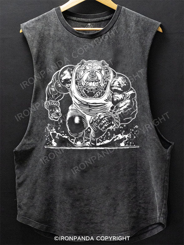 BE THE ALPHA Scoop Bottom Cotton Tank