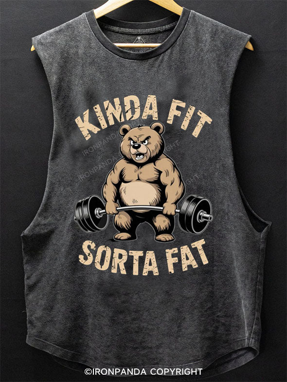 KINDA FIT SORTA FAT  Scoop Bottom Cotton Tank
