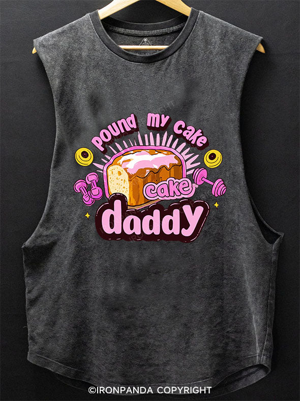 Pound My Cake Daddy SCOOP BOTTOM COTTON TANK