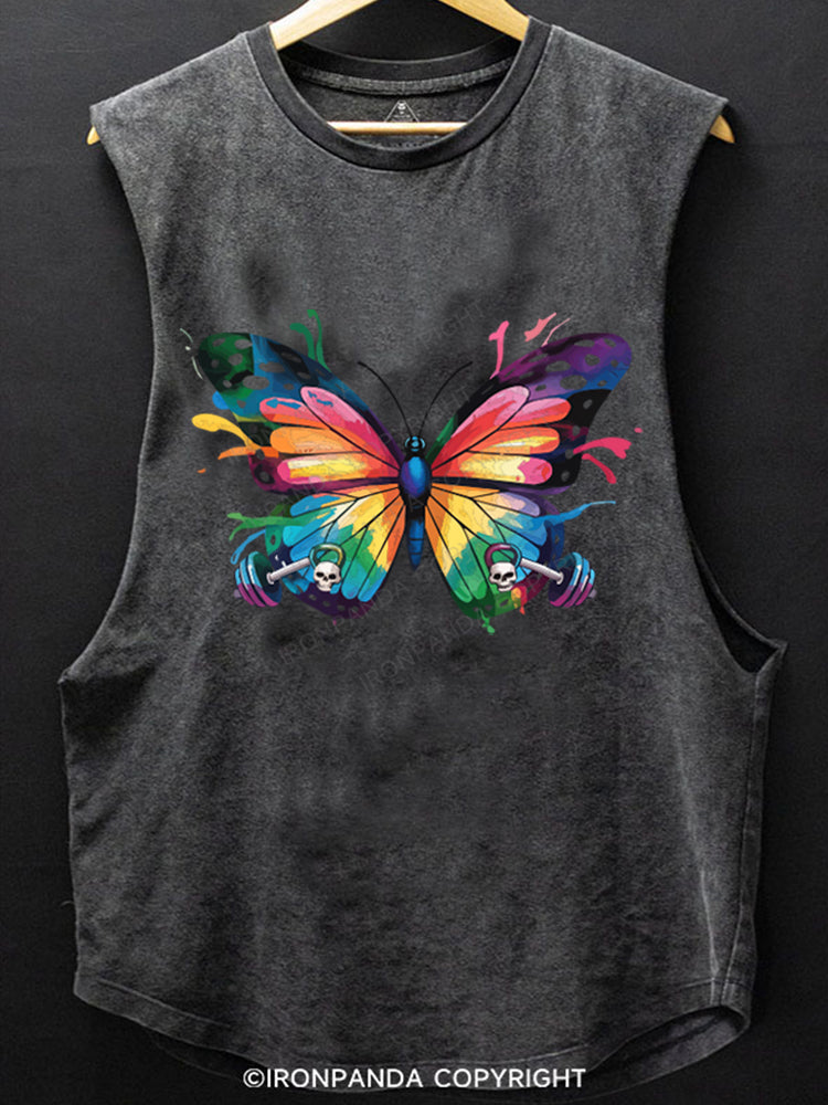 BUTTERFLY SCOOP BOTTOM COTTON TANK