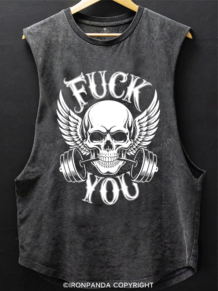 FUCK YOU Scoop Bottom Cotton Tank