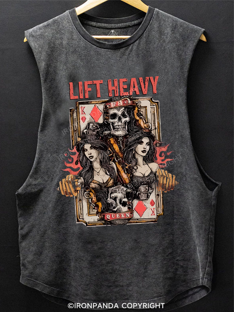 LIFT HEAVY Scoop Bottom Cotton Tank