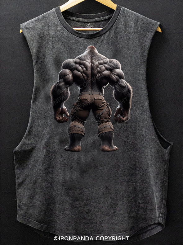 Chimpanzee Back BOTTOM COTTON TANK