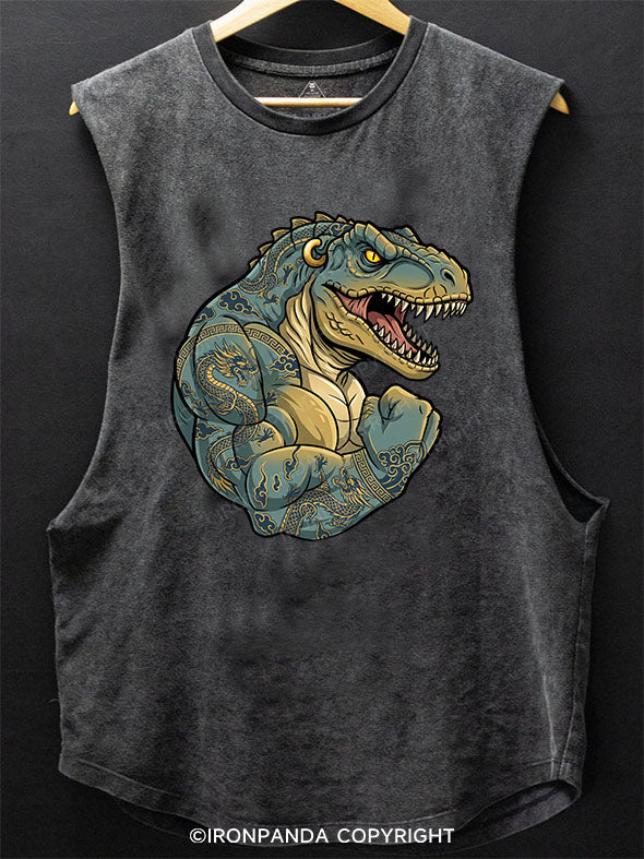 PRIMAL POWER Scoop Bottom Cotton Tank