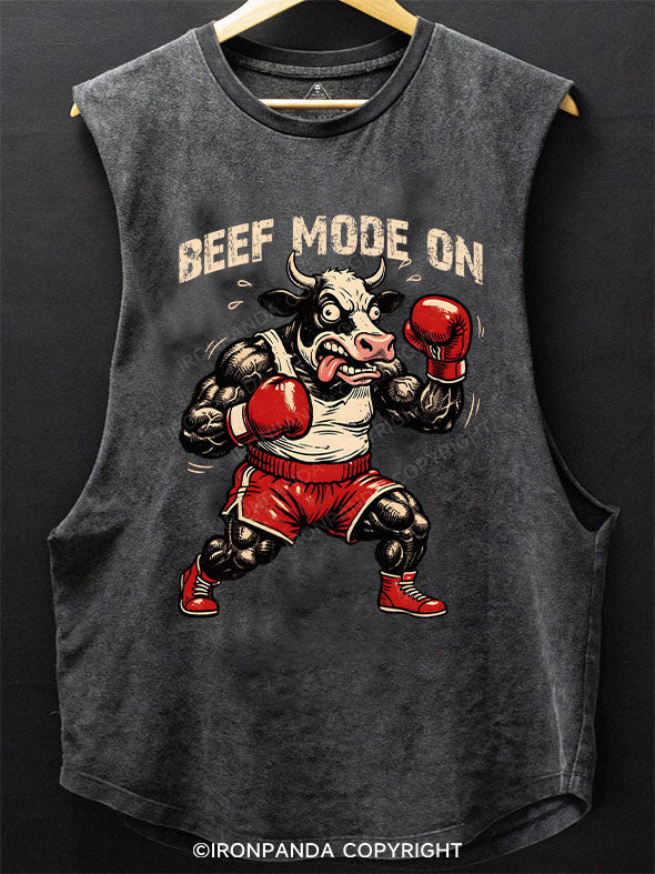 beef mode on Scoop Bottom Cotton Tank