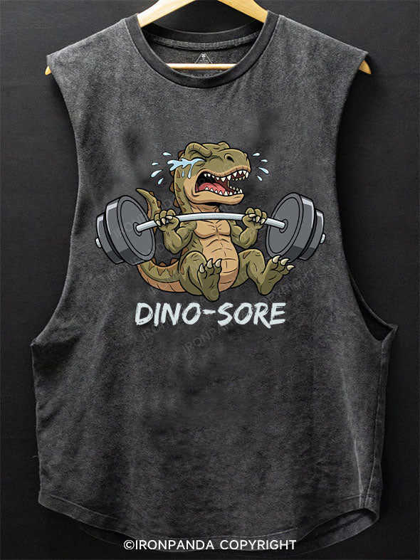 Dino-Sore Scoop Bottom Cotton Tank