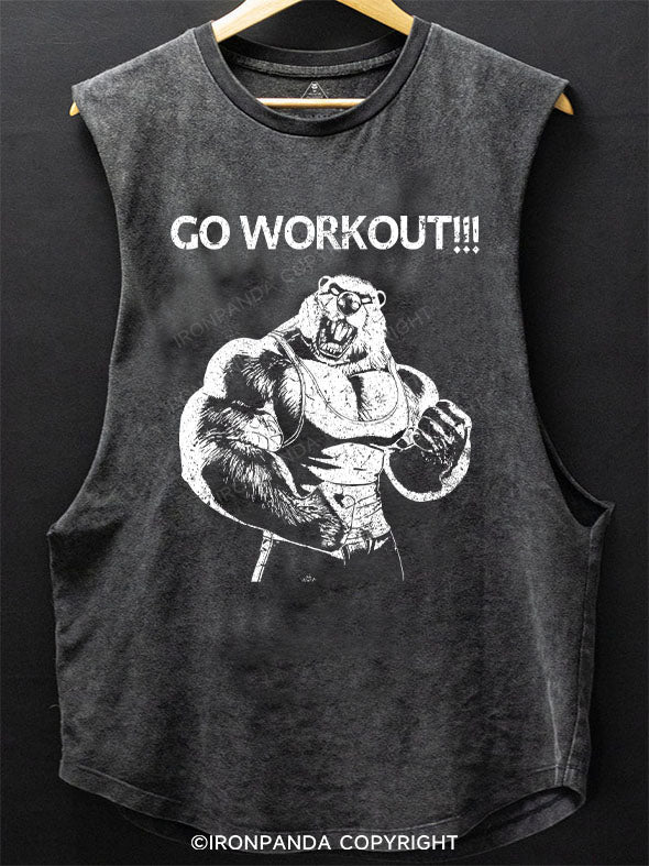 go workout SCOOP BOTTOM COTTON TANK