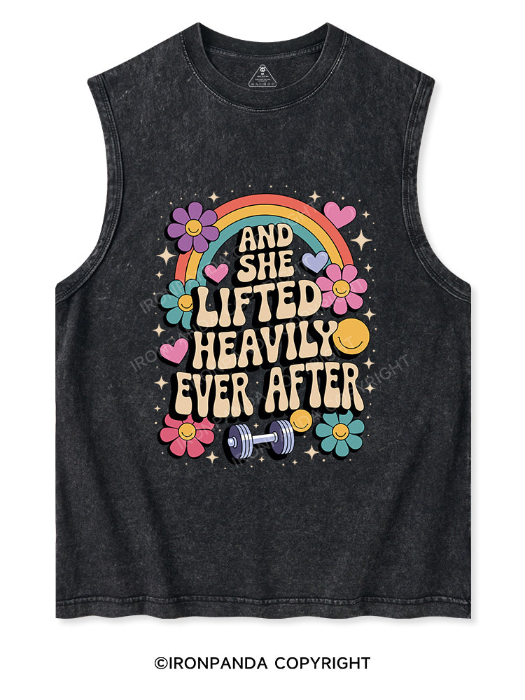AND SHE LIFTED HEAVILY EVER AFTER Washed Tank