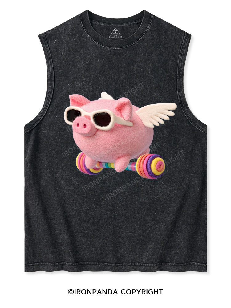 LIFT HIGH, FLY HIGHER Washed Tank