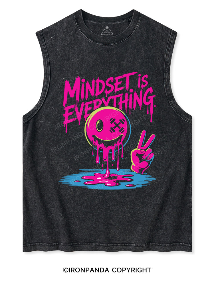 MINDSET IS EVERYTHING Washed Tank