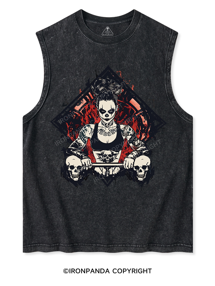 HEAVY LIFTS, DARK VIBES Washed Tank