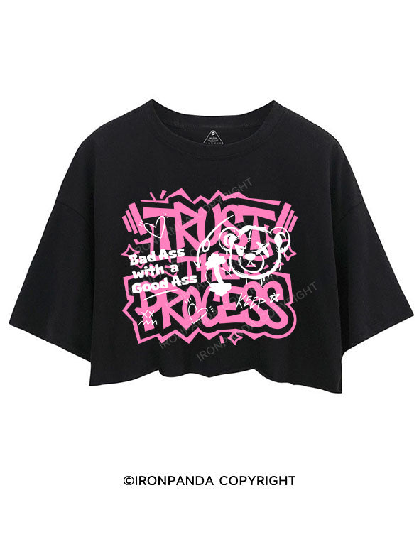 TRUST THE PROCESS CROP TOPS
