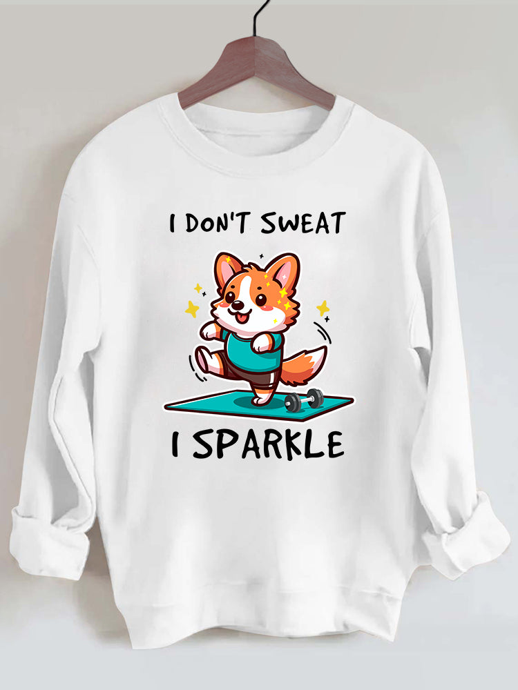 I Sparkle Gym Sweatshirt