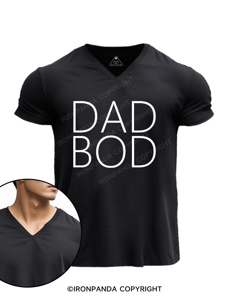 DAD BOD V-neck Gym Shirt