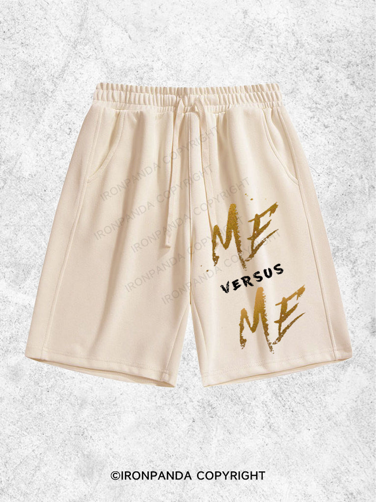 me vs me Loose Cotton Gym Shorts