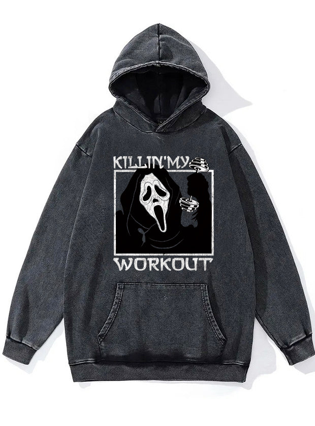 Killing My Workout Washed Gym Hoodie