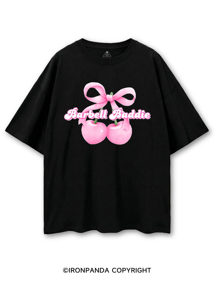 BARBELL BADDIE CHERRY COTTON PUMP COVER
