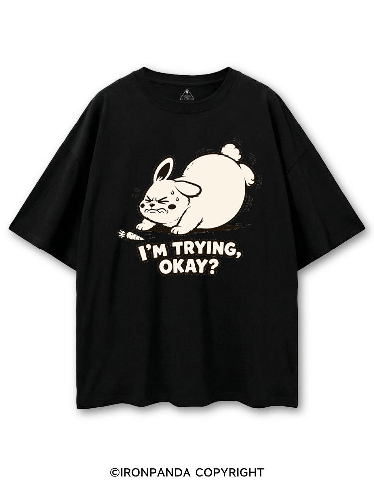 I'M TRYING, OKAY? COTTON PUMP COVER