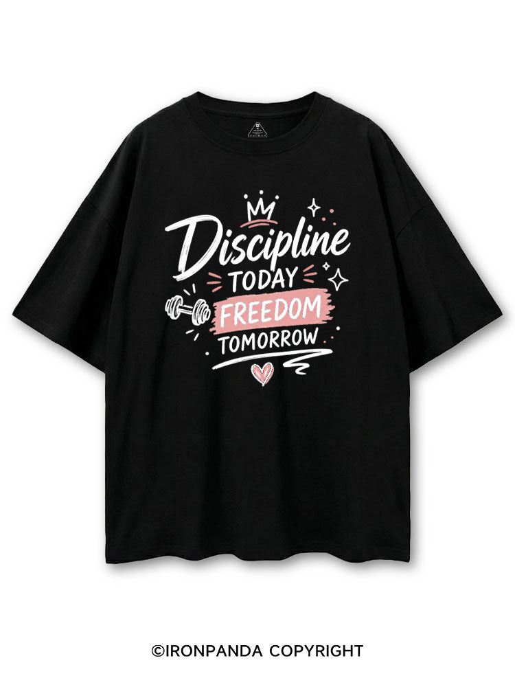 DISCIPLINE TODAY FREEDOM TOMORROW GYM COTTON PUMP COVER