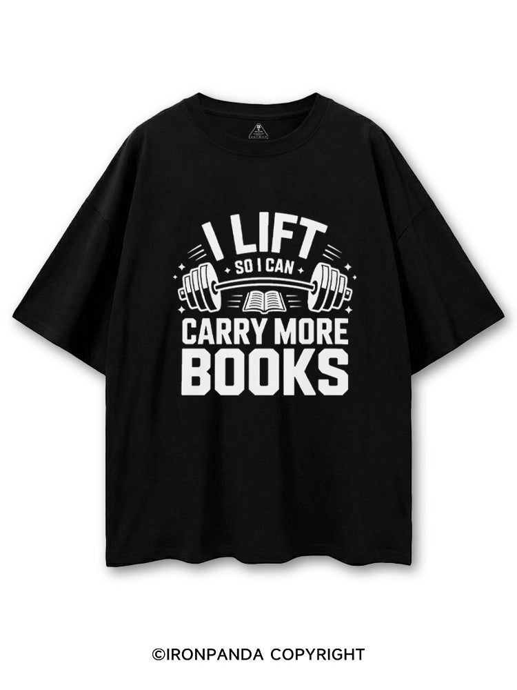 I LIFT SO I CAN CARRY MORE BOOKS WORKOUT COTTON PUMP COVER