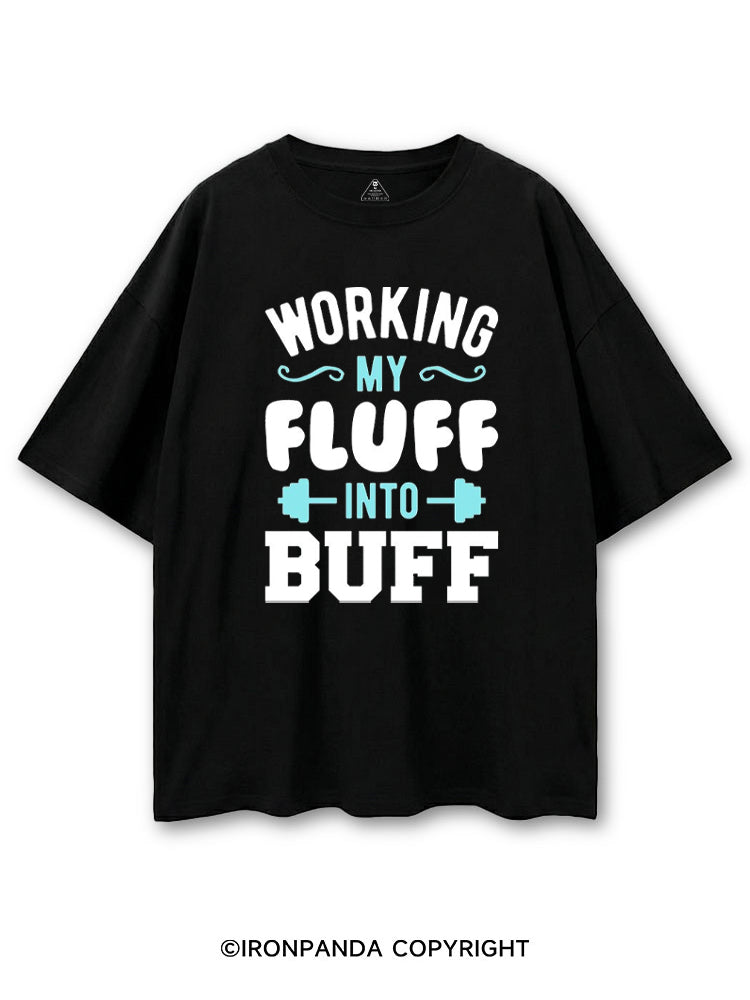 WORKING MY FLUFF INTO BUFF COTTON PUMP COVER