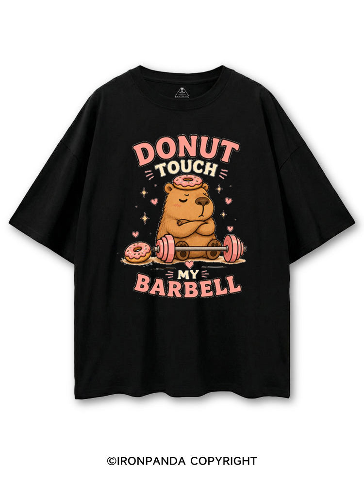 DONUT TOUCH MY BARBELL CAPYBARA COTTON PUMP COVER