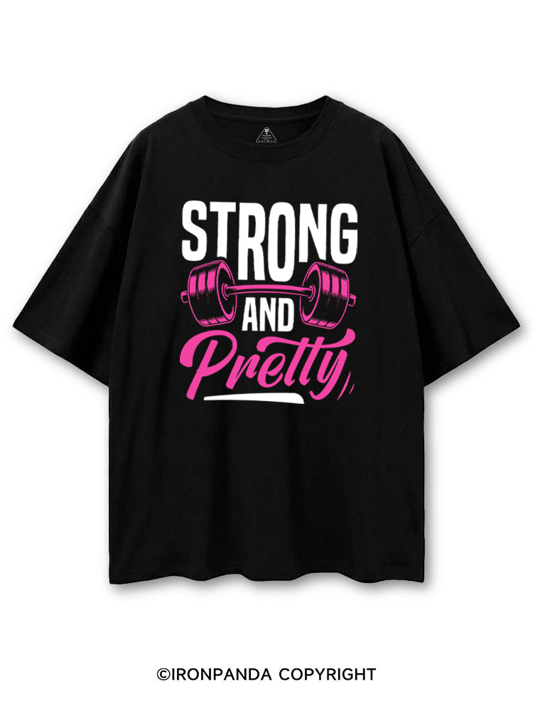 STRONG AND PRETTY GYM COTTON PUMP COVER